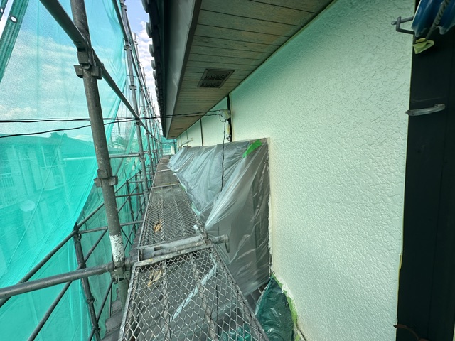 上塗り塗装終了