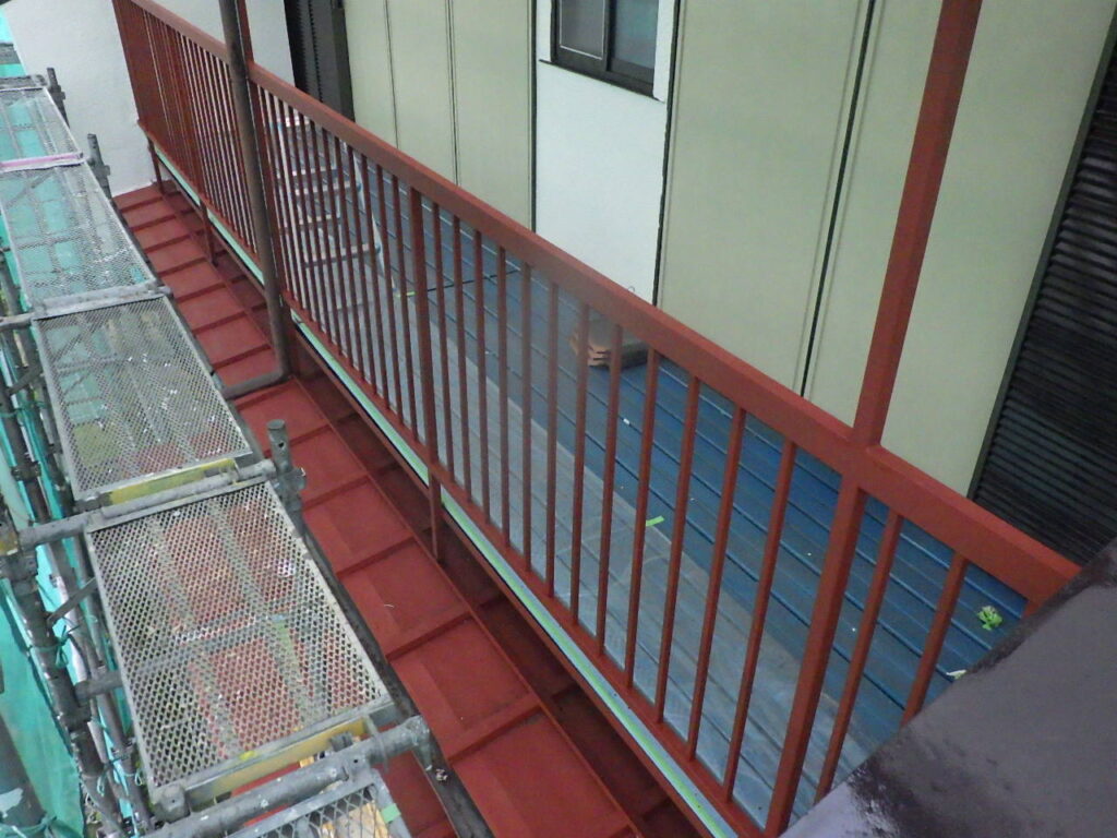 宇都宮市でリシン壁の外壁塗装工事が完工しました