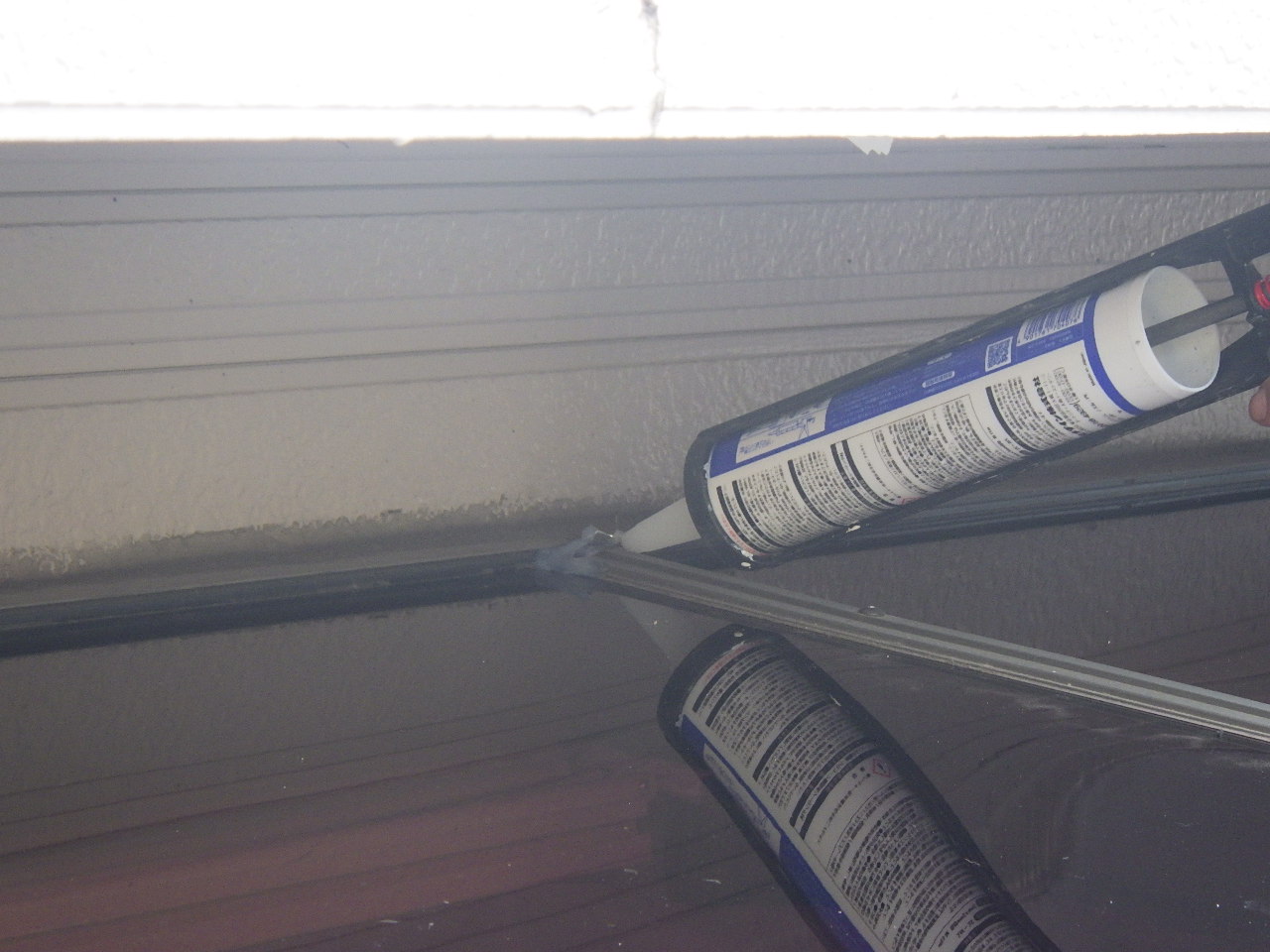 取り合い部分のシーリング充填