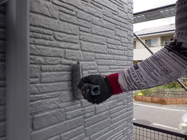 真岡市で窯業系サイディングの外壁塗装工事が完工しました。