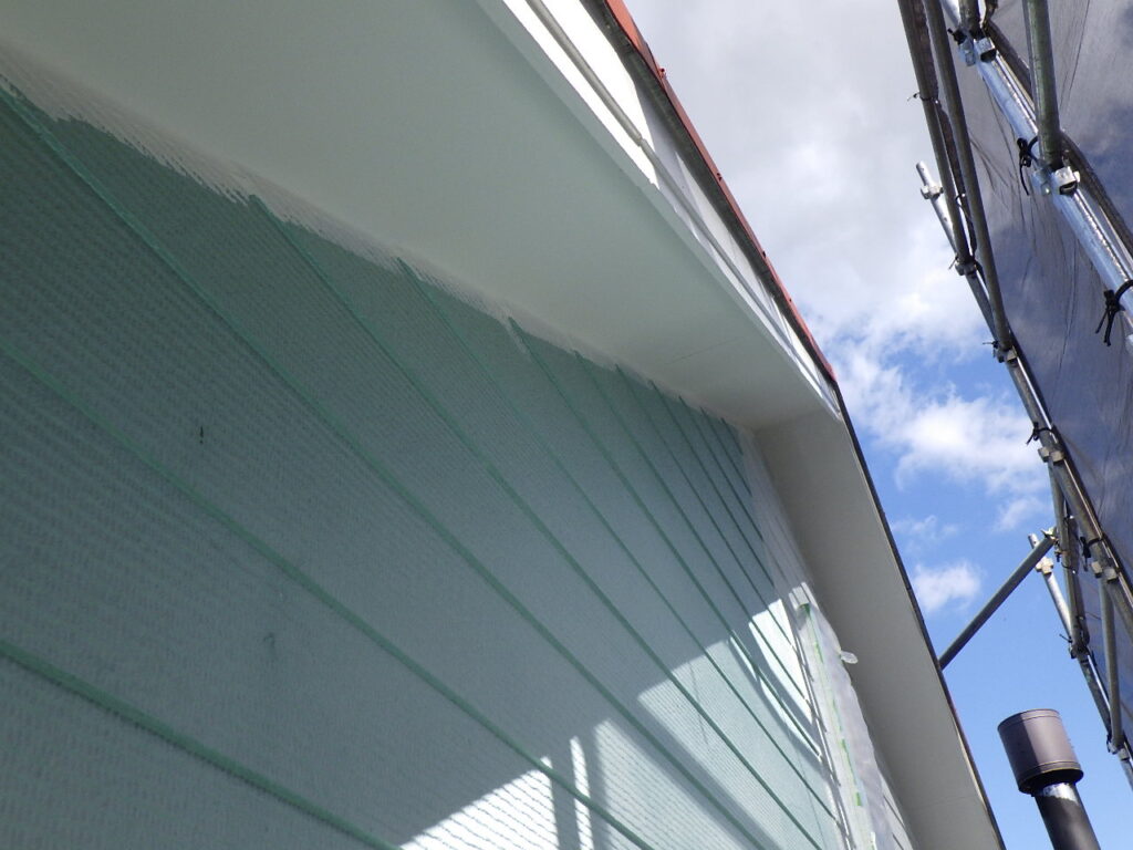 施工前の軒天の状態です