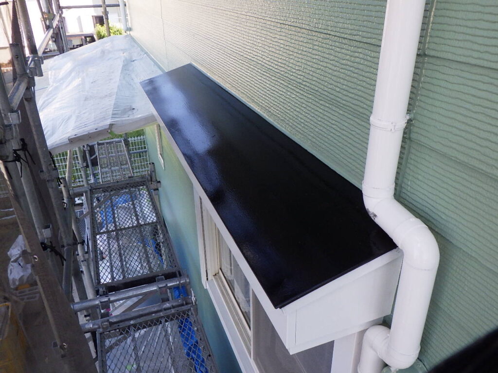 小山市でスレート屋根と窯業系外壁塗装工事が完工しました