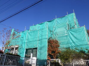 宇都宮市で外壁塗装工事が着工となりました。