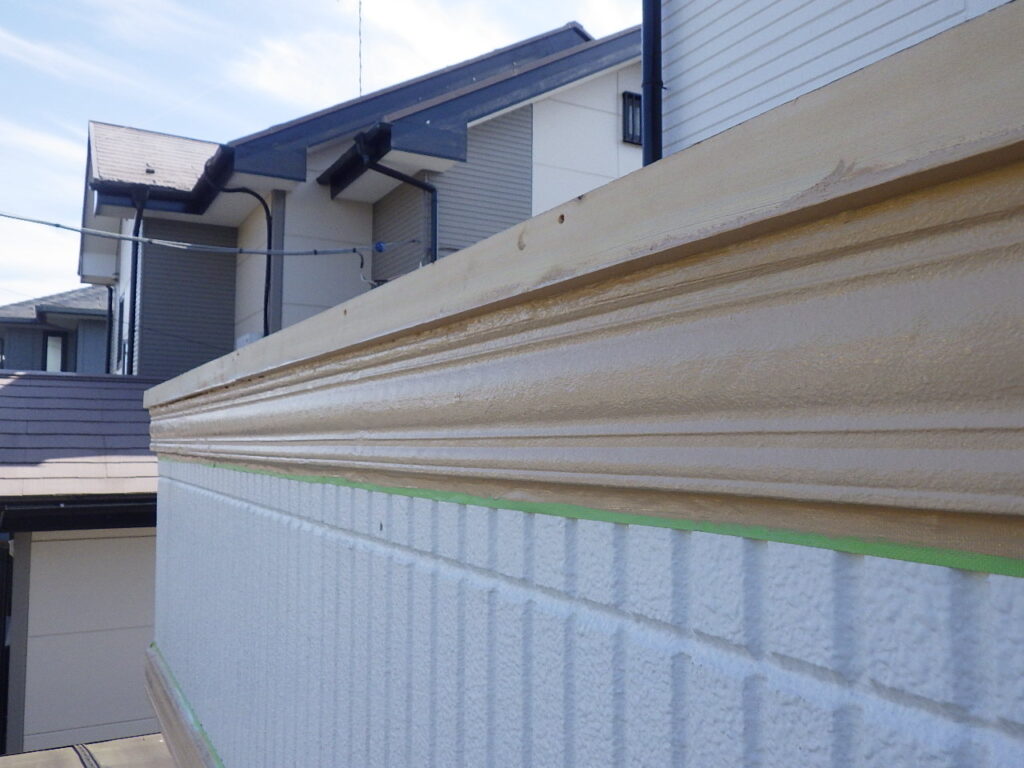 幕板の中塗り終了です