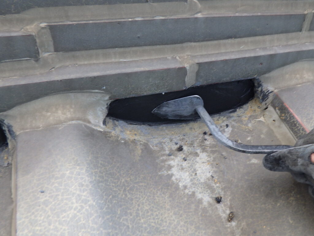 漆喰詰め中です