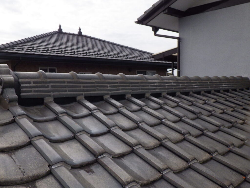 完工後の下屋根の状態です