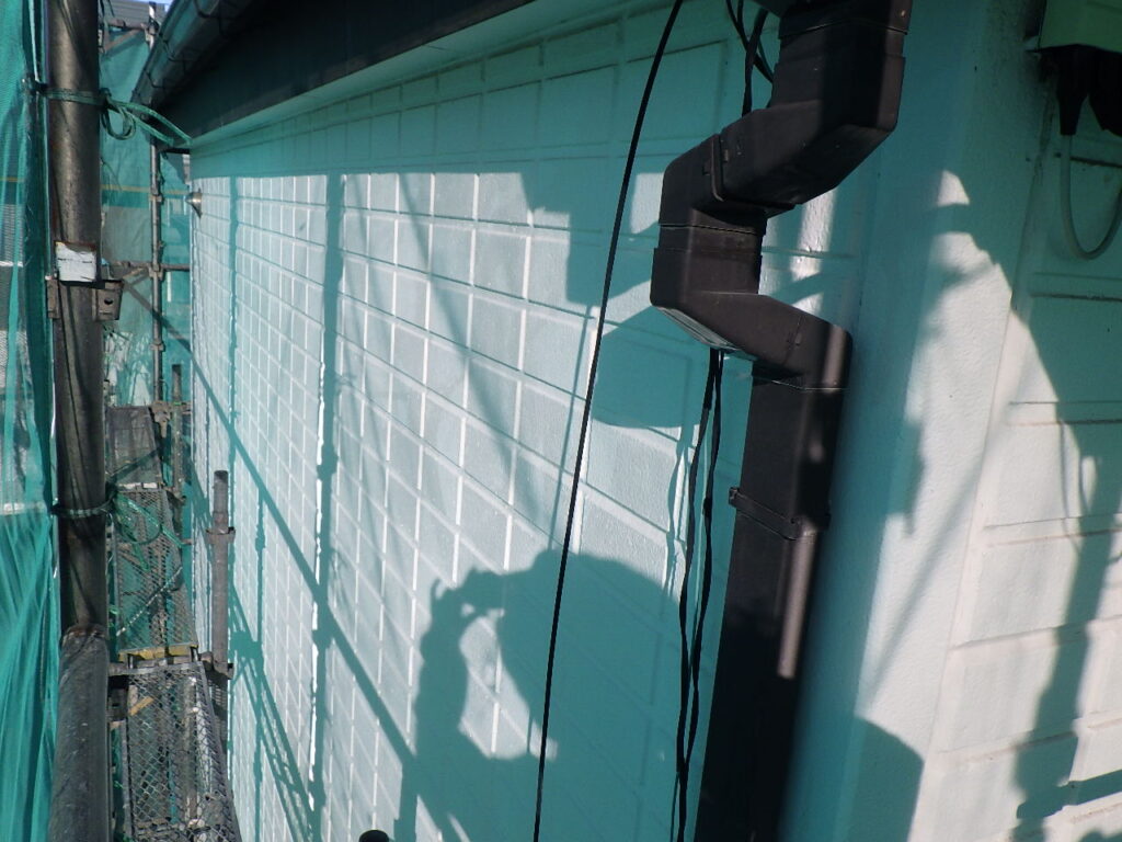 高圧洗浄後の外壁の状態です