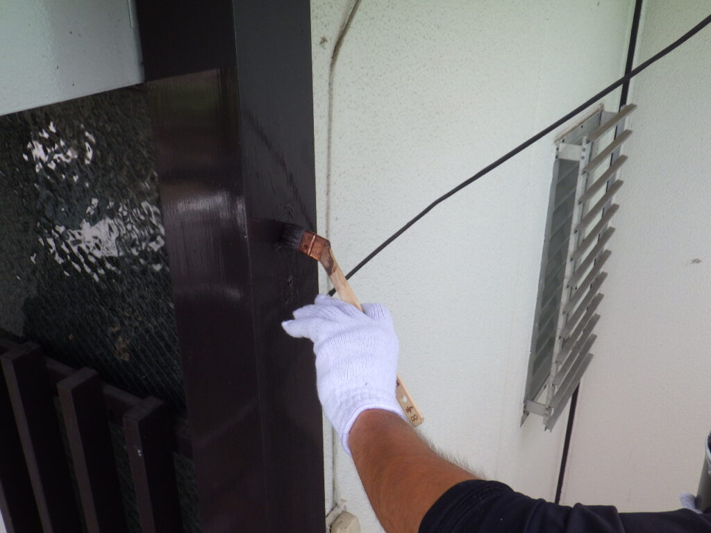 タッチアップ中です