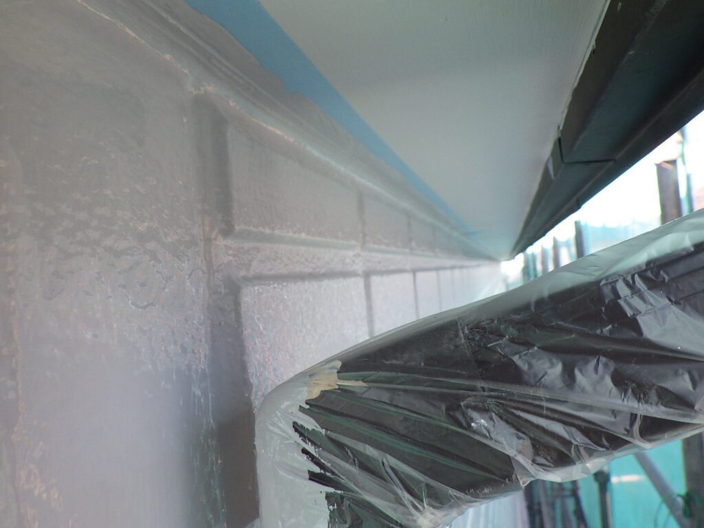 取り合い中塗り終了です