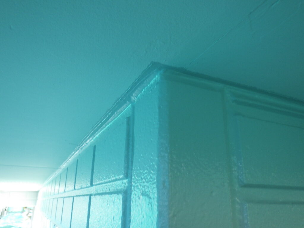 取り合い塗装上塗り終了です