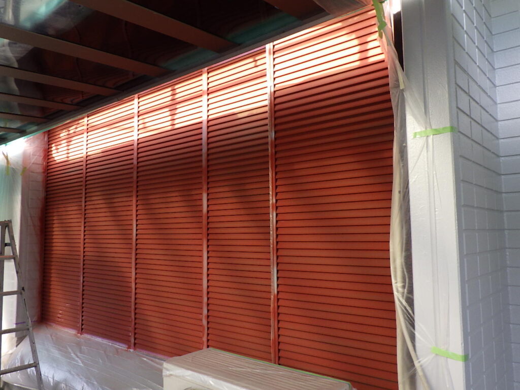 錆止め塗装終了です