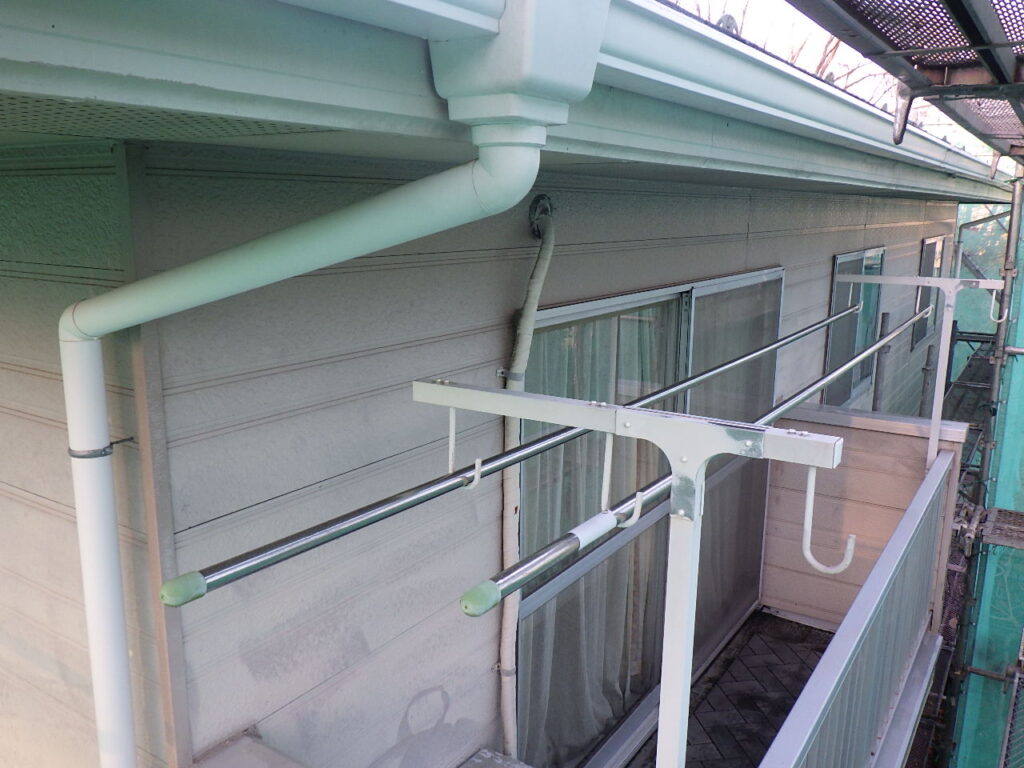 洗浄後の外壁の状態です