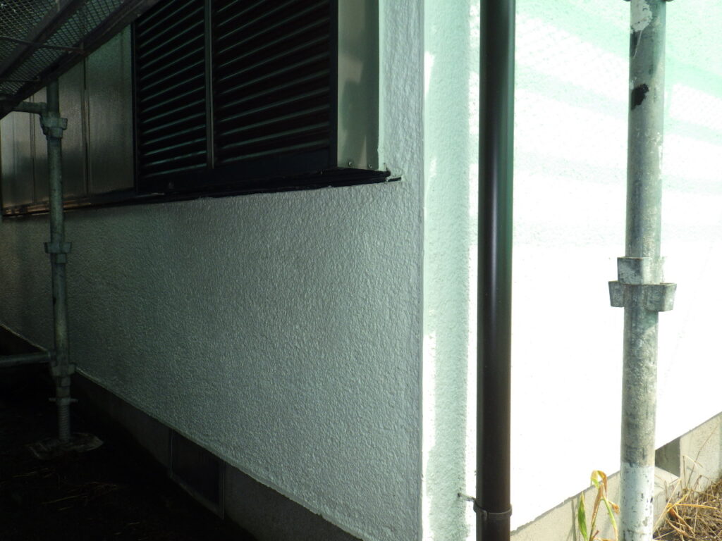 １階の高圧洗浄終了です