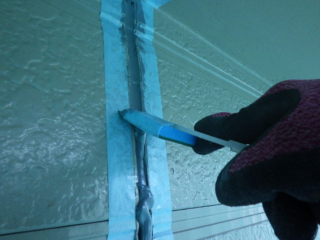 日光市でタスペーサー取り付け屋根塗装　目地打ち替え外壁塗装