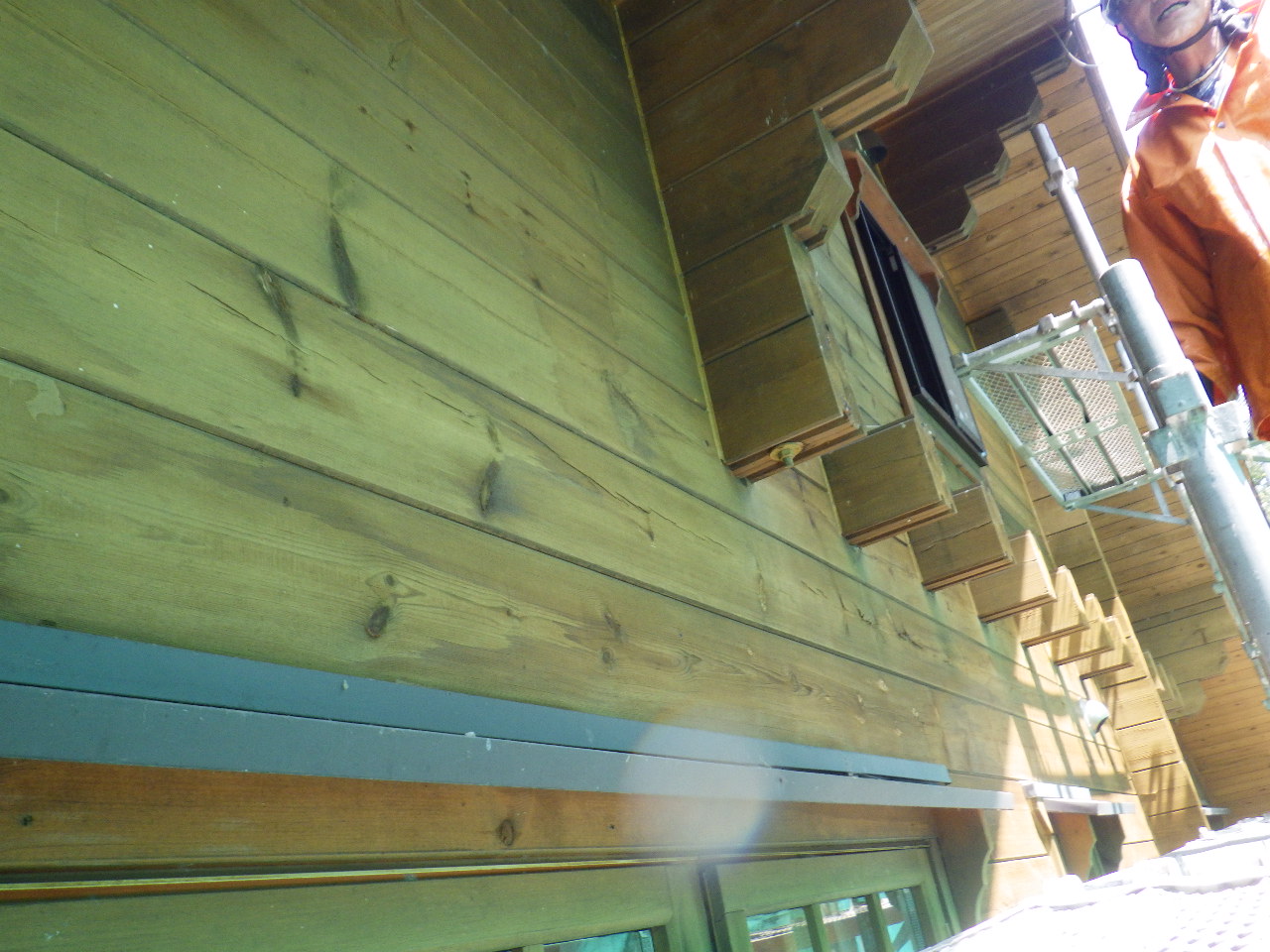 洗浄前の外壁の状態です