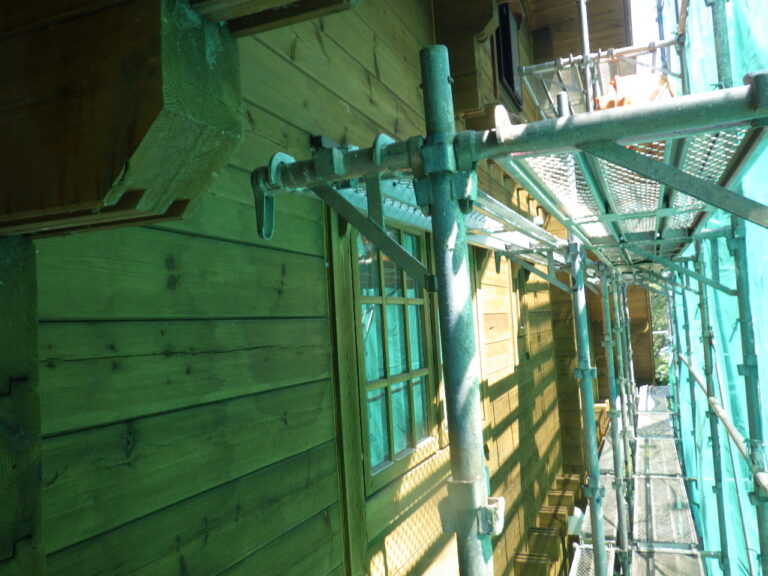 塗装前の外壁面の状態です