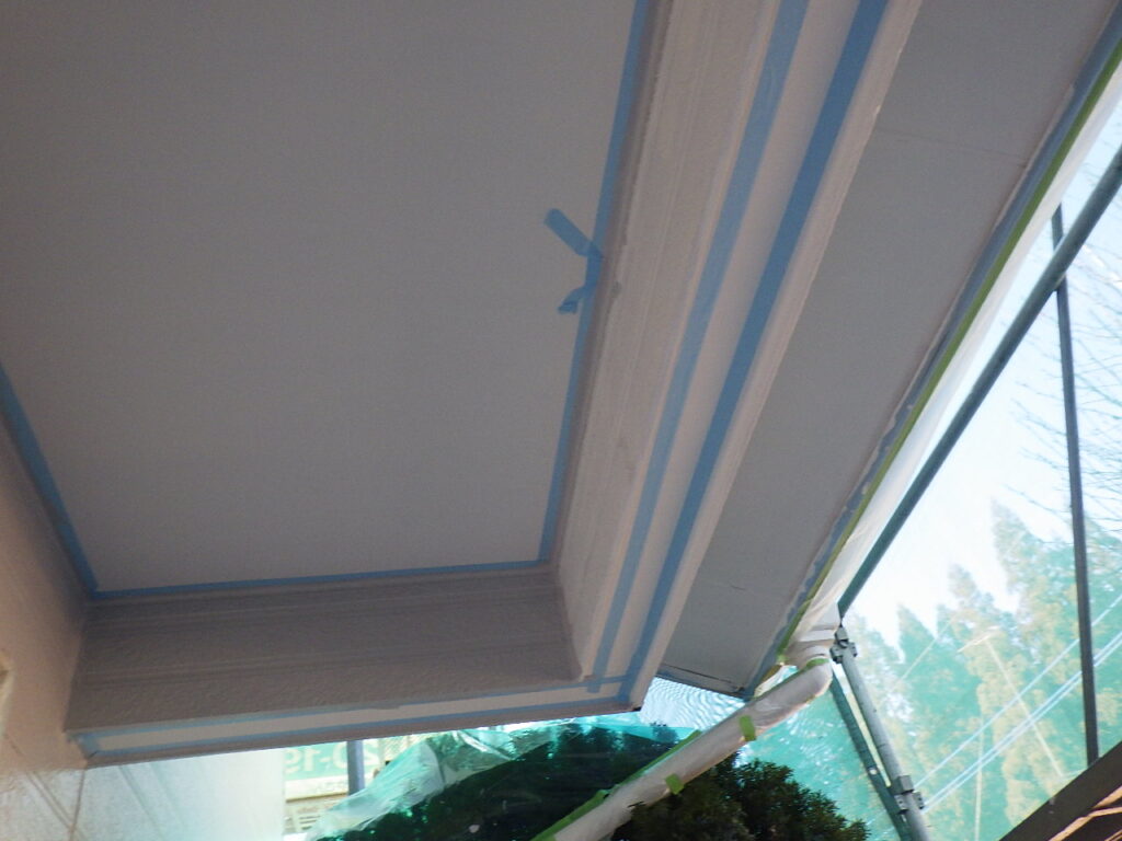 取り合い塗装養生