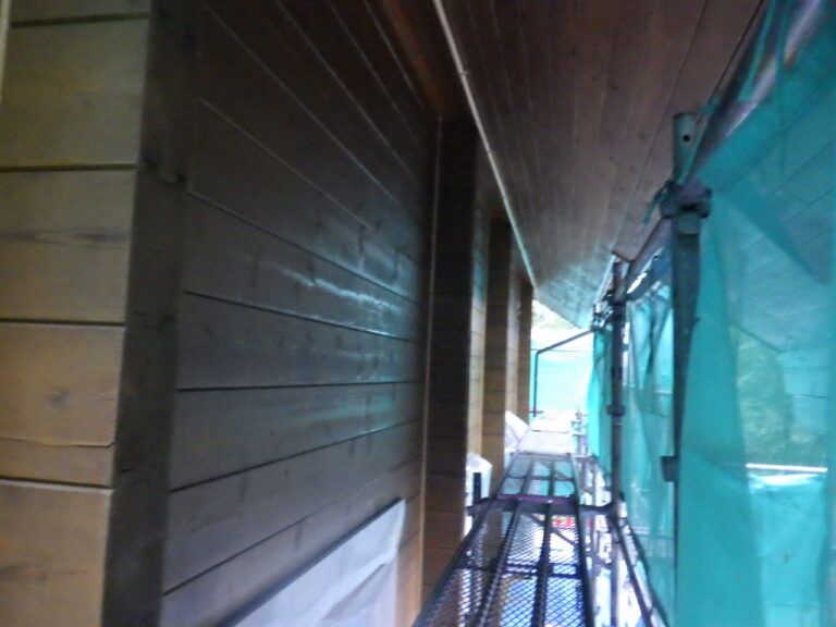 塗装前の外壁面の状態です