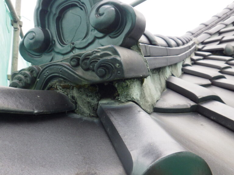 施工前の漆喰の状態です