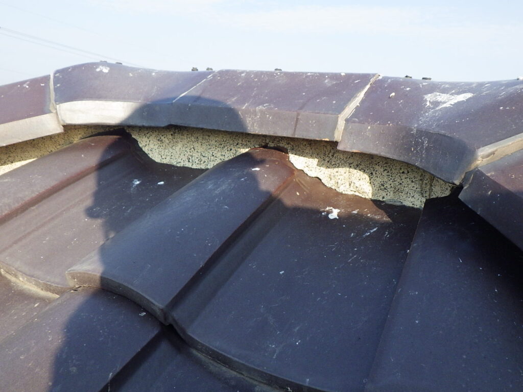 施工前の漆喰の状態