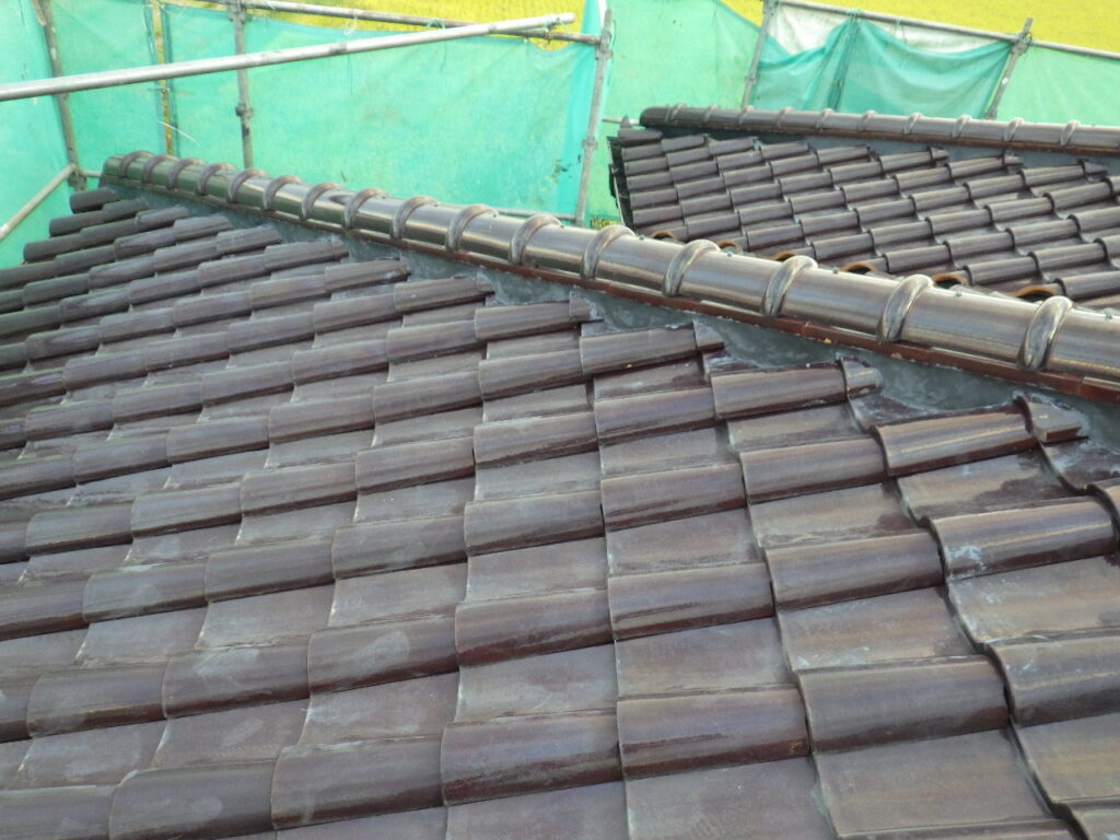 施工後の大屋根の状態です