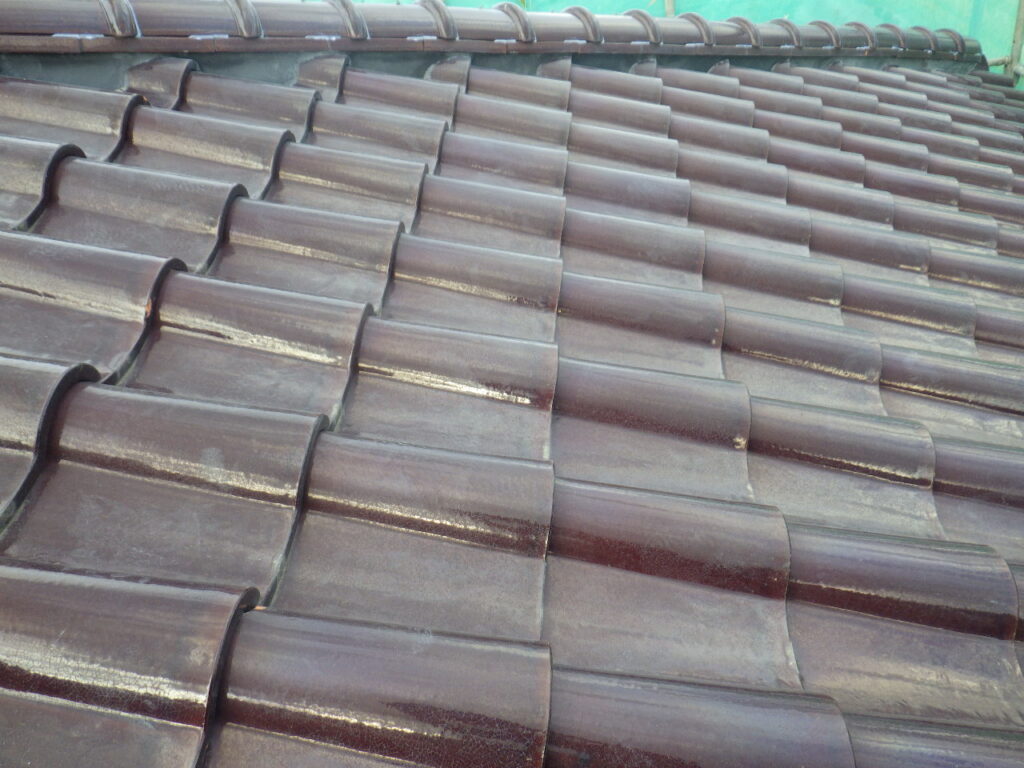 漆喰詰め増しが終了しました