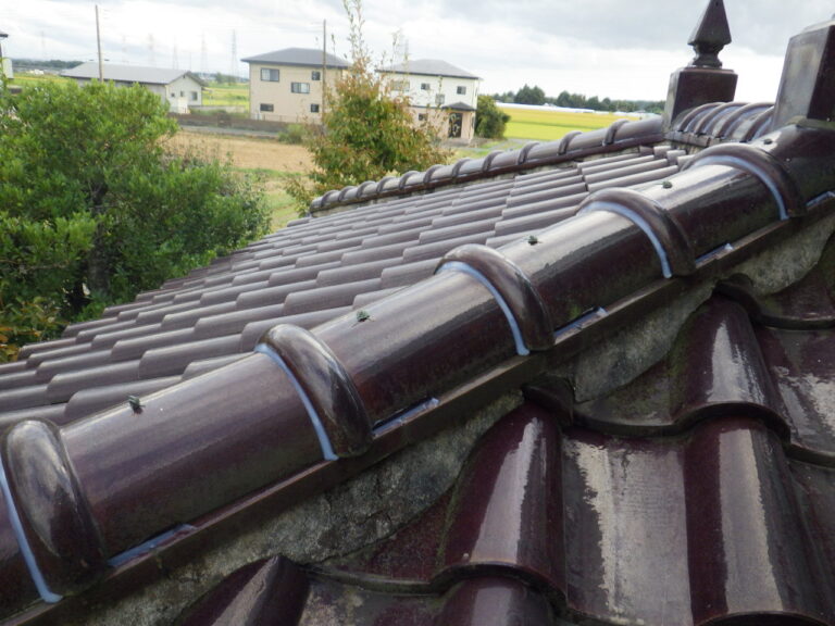 下屋根の完工です