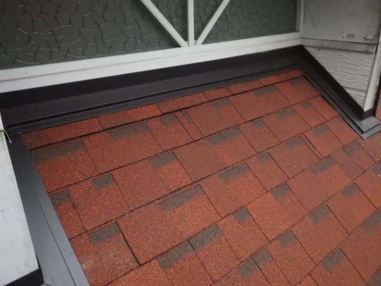 壁水切の取り付け終了です