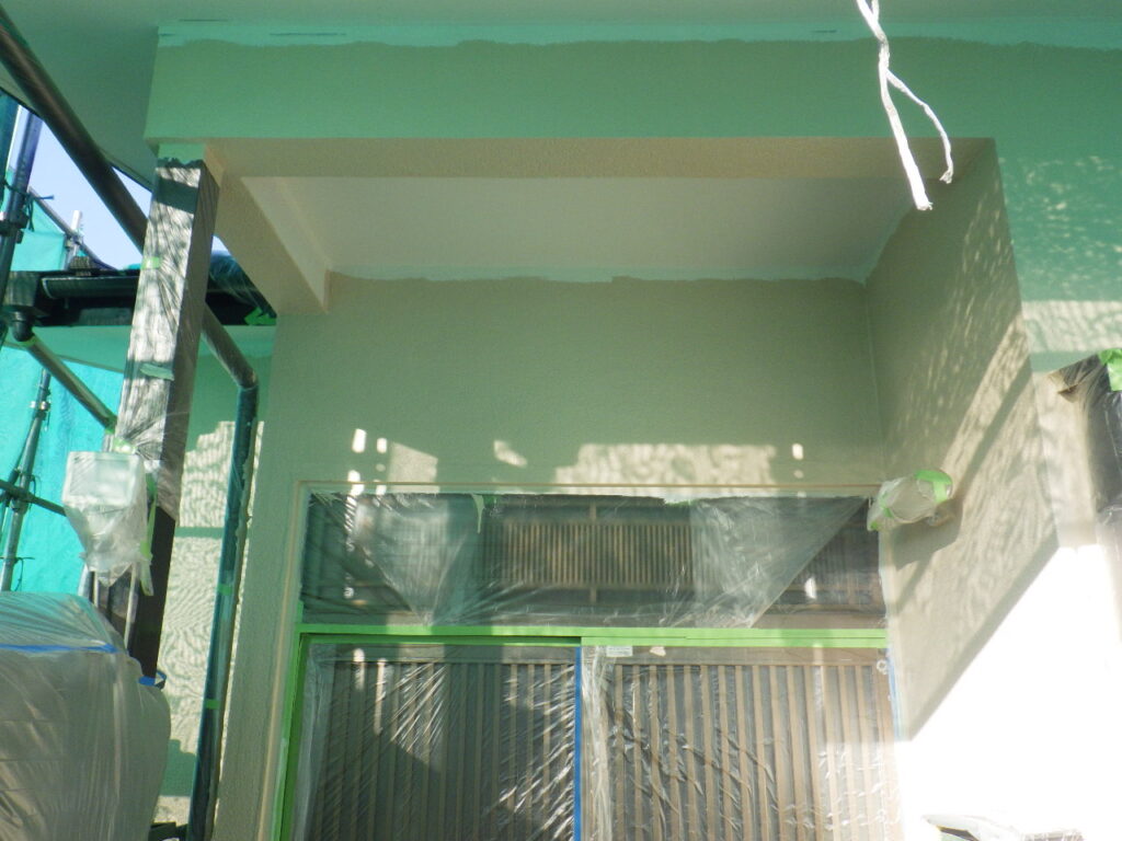 中塗り塗装終了です