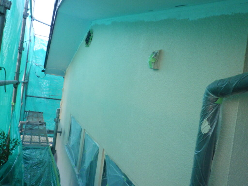 中塗り塗装終了です