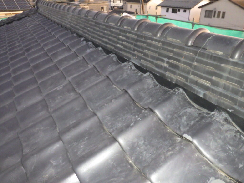 漆喰入れ終了です