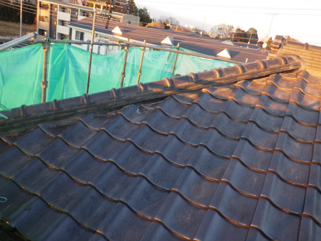 本日の施工後の状態です