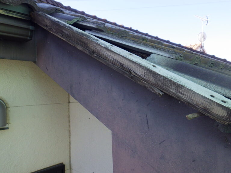 施工前のケラバの状態です