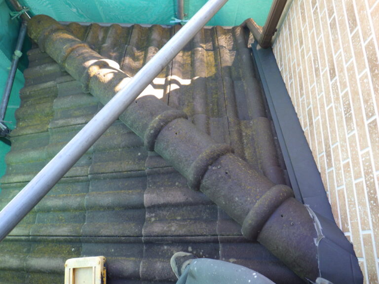 施工前の下屋根の状態です