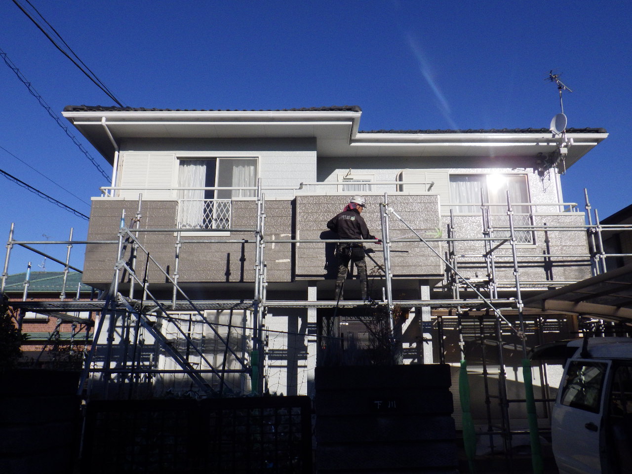 施工前の全景です