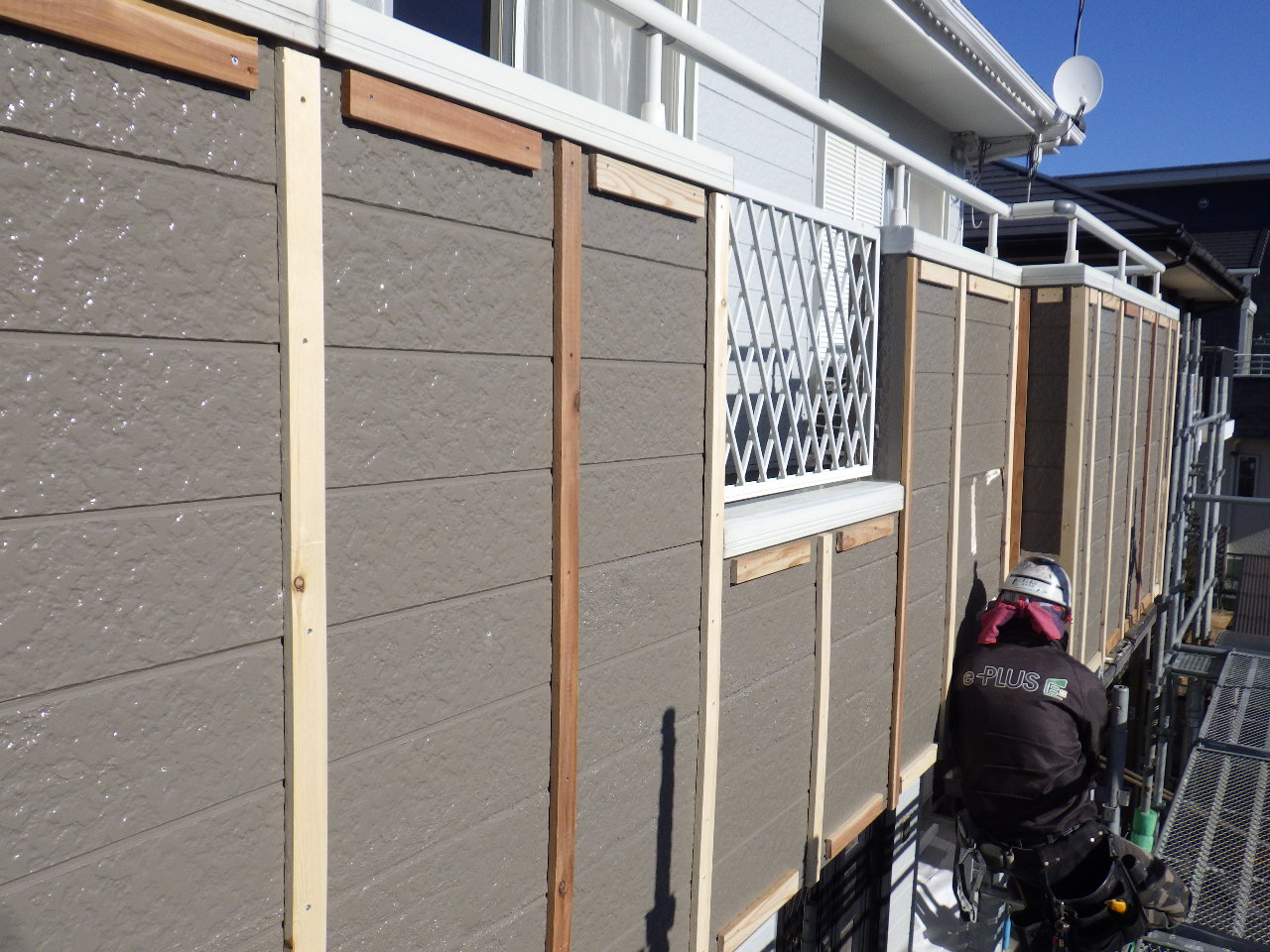 下地の補強と調整