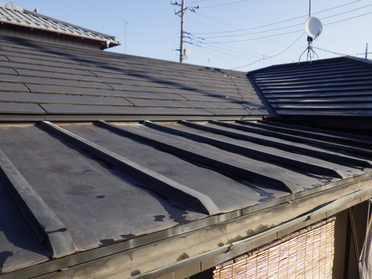 施工前の屋根の状態です
