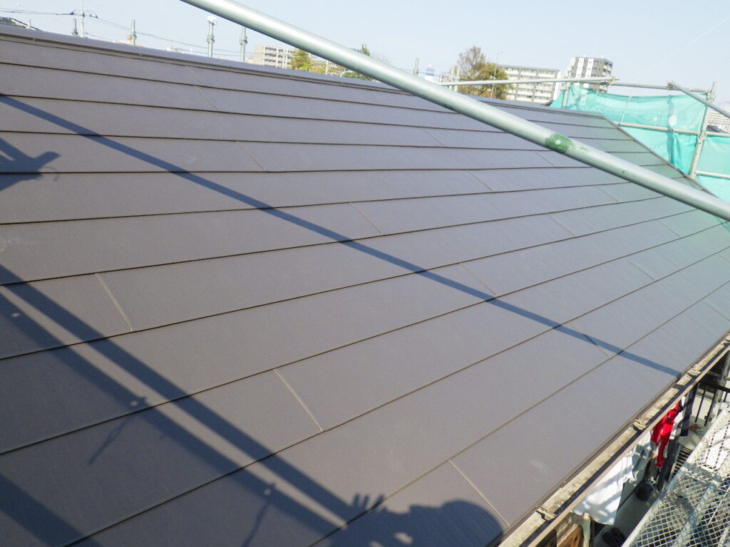 施工後の屋根の状態