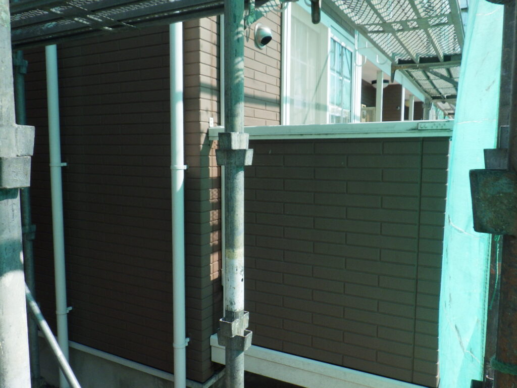 施工前の外壁面の状態