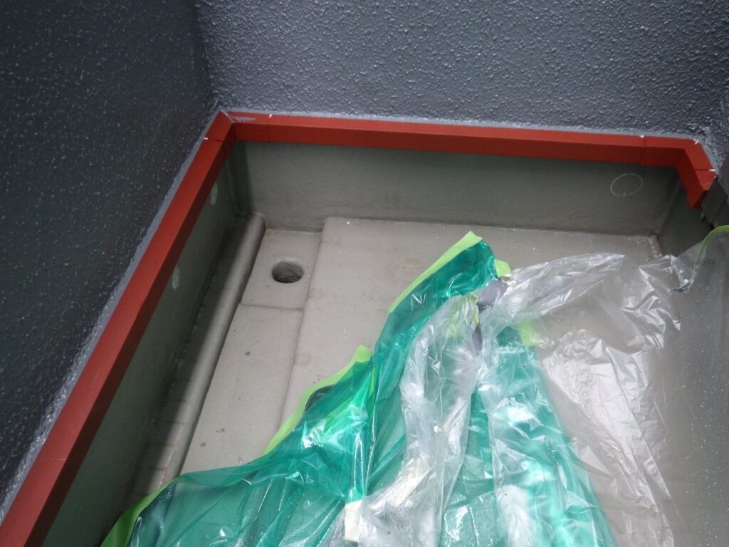 養生外し中