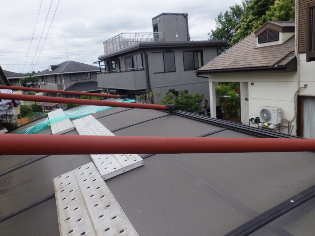 錆止め塗装終了