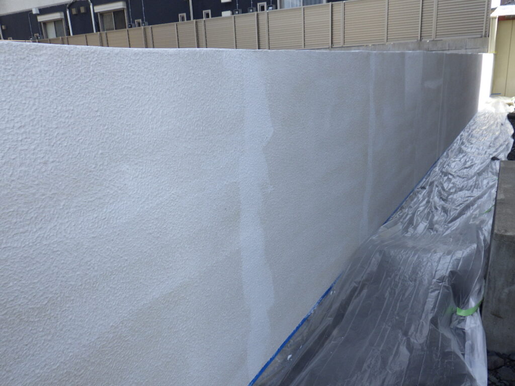 下塗り塗装終了