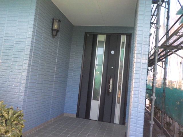 外壁補修が終了しました