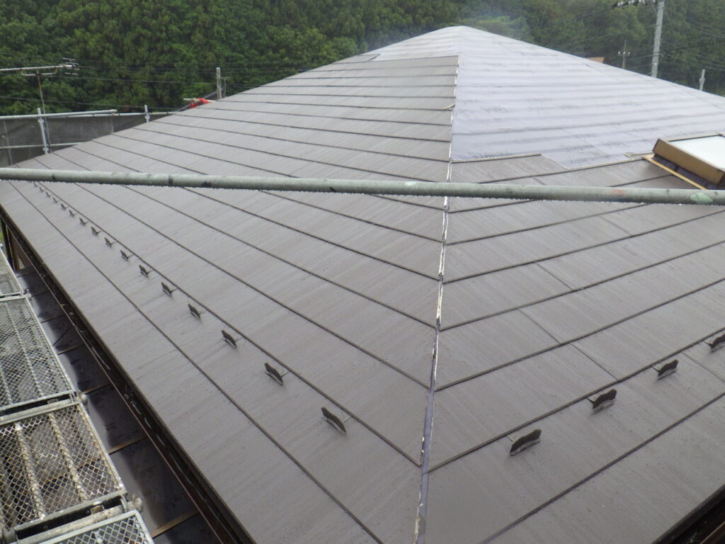 本日の施工後の状態