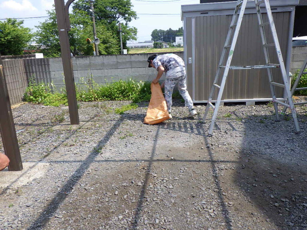 清掃中です