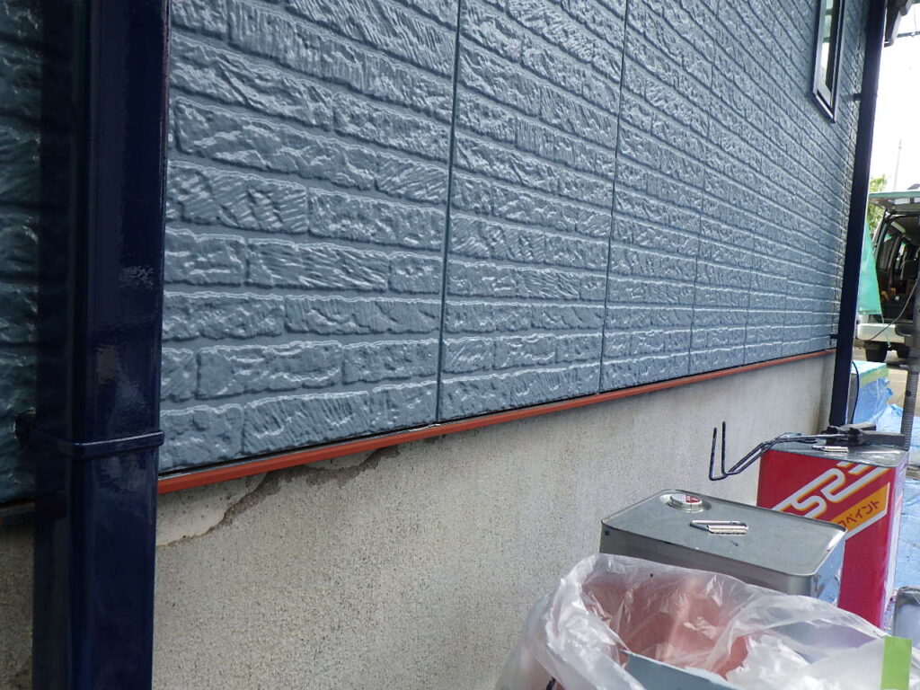 宇都宮市でアクリルシリコン樹脂塗料を使い板金塗装をしました