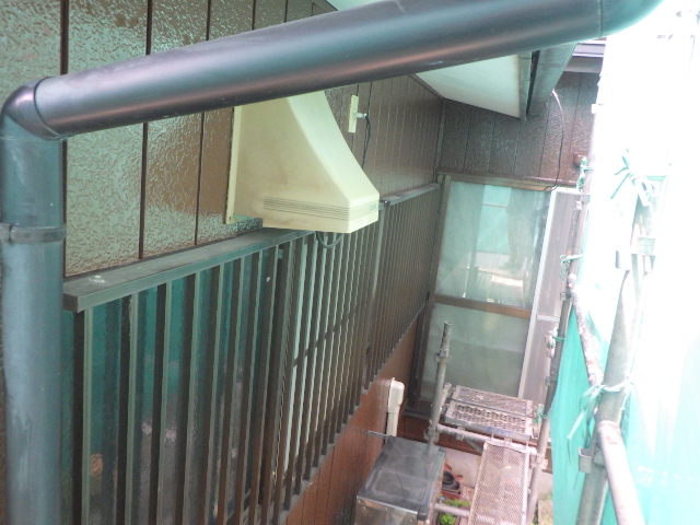 １階の外壁補修が終了しました