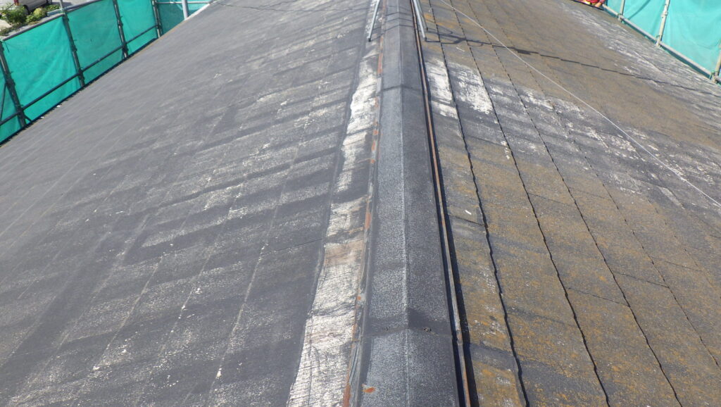 宇都宮市で横暖ルーフでの屋根カバー工事が着工しました。