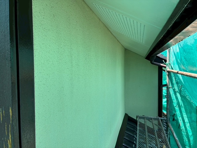 高圧洗浄後の外壁