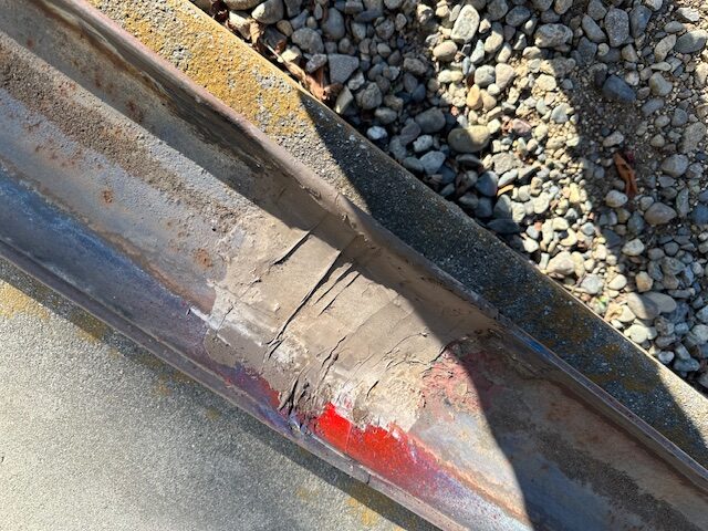 撤去した雨樋です